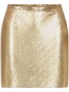 Rabanne Jupe Mini Mesh Printed Recto Verso Clothing