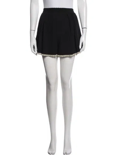 Pre-owned Rabanne Mini Shorts W/ Tags In Black/gold