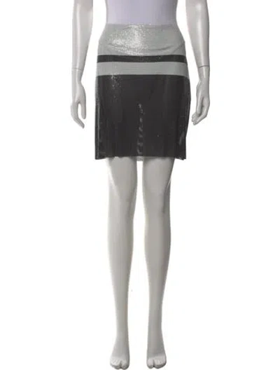Pre-owned Rabanne Mini Skirt In Multi