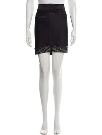 Pre-owned Rabanne Mini Skirt W/ Tags In Black