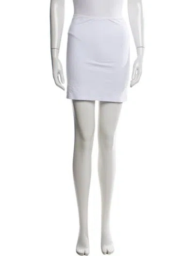 Pre-owned Rabanne Mini Skirt In White