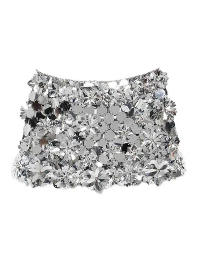 Rabanne Silver Miniskirt