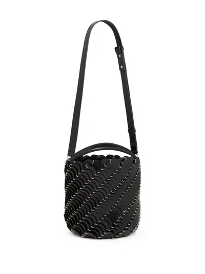 Rabanne Minimalist Pochette With Structured Silhouette In Black