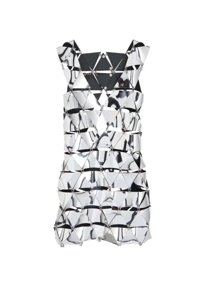 RABANNE RABANNE MIRROR MINI DRESS