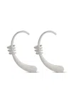 Rabanne Mono Ear Cuff In Silver
