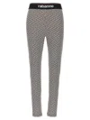 Rabanne Bodyline Monogram-jacquard Leggings