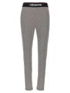 Rabanne Bodyline Monogram-jacquard Leggings