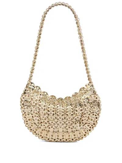Rabanne Moon 1969 Shoulder Bag In Gold