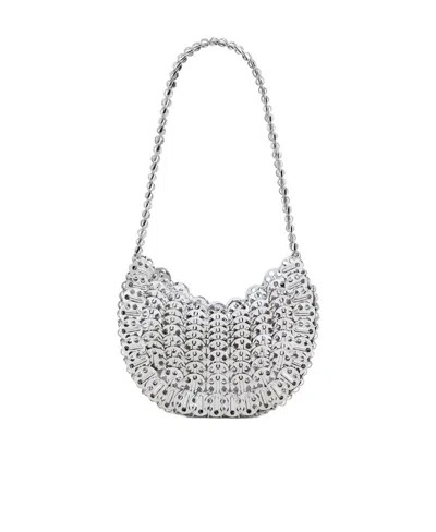 Rabanne Moon 1969 Shoulder Bag In White