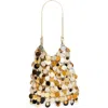 Rabanne Multi Disc Shoulder Bag In Guepard/silver
