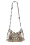 Rabanne Multicolor Metal 1969 Nano Shoulder Bag
