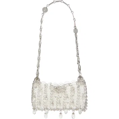 Rabanne Nano 1969 Crystal Embellished Clear Bag