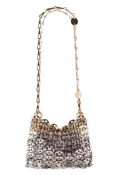 Rabanne Nano 1969 Skyline Bag In Silver