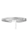 Shop Rabanne Nano Chunky Chain Belt In Silver