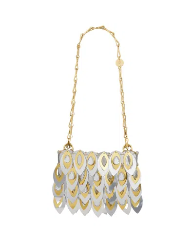 Rabanne Nano Teardrop Bag In Silver