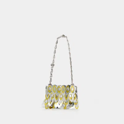 Rabanne Nano Teardrop Shoulder Bag In Silver