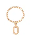 Rabanne Chunky Chain Oval Pendant Necklace