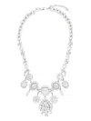 Rabanne Crystal-embellished Necklace In M Silver Crystal