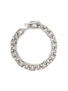 Rabanne Silver-colored Necklace With Brass Chain-link In P Silver