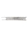 Rabanne Pixel Crystal-embellished Necklace In P Silver