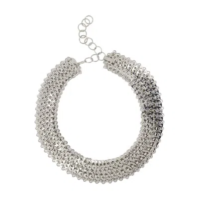 Rabanne Necklace In Silver