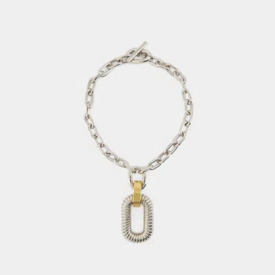 Rabanne Necklace In Silver