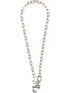 Rabanne Necklace With Pendant In Silver