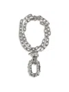 Rabanne Xl Link Necklace In Metallic