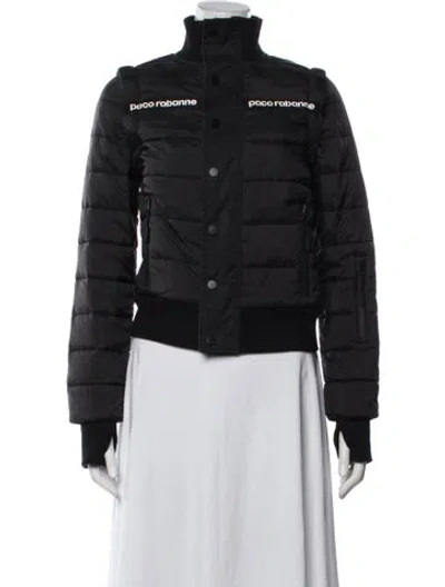 Pre-owned Rabanne Nylon Down Jacket In Black