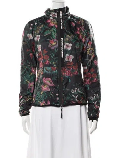 Pre-owned Rabanne Nylon Floral Print Jacket In Multi