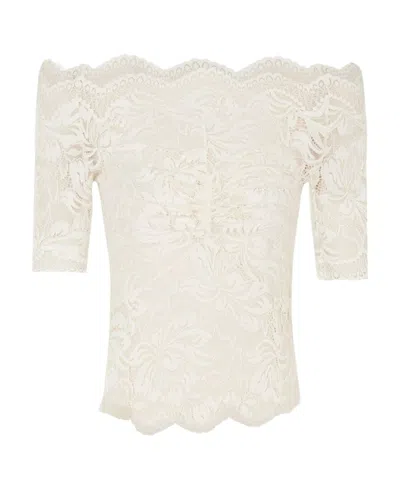 RABANNE OFF-SHOULDER LACE TOP