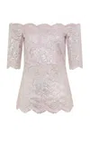 Rabanne Off-the-shoulder Top In Silver