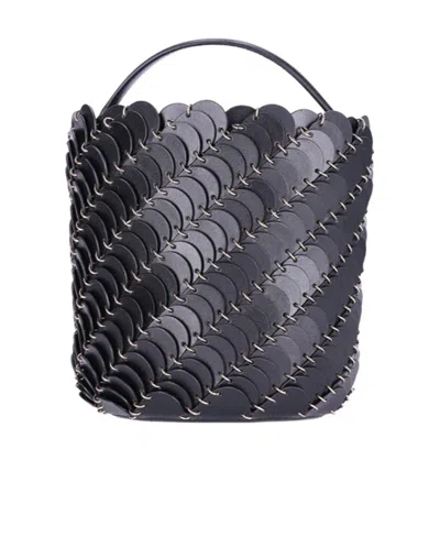Rabanne One Handle And One Shoulder Bag In Black