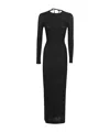 Rabanne Luxe Black Maxi Dress In Black
