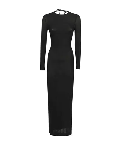 Rabanne Luxe Black Maxi Dress