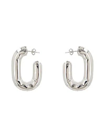Rabanne Silver Hoop Earrings