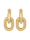 Rabanne Orecchini Doppio Cerchio Xl Link In Gold