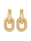 Rabanne Orecchini Doppio Cerchio Xl Link In Gold
