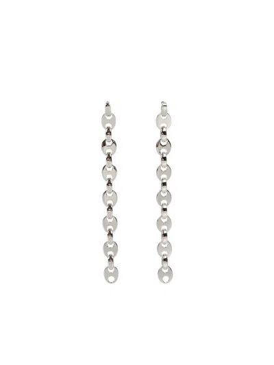 Rabanne Orecchini Eight Nano Argento In Silver