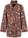 Rabanne Outerwear Denim Leger Regen Blanc In Camouflage Beige Kaki Br