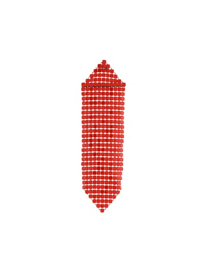 Rabanne Oversized Earring In Red