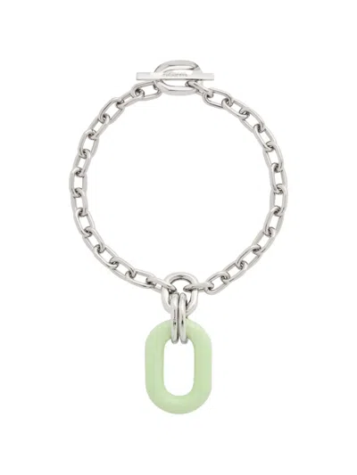 Rabanne Oversized-pendant Necklace In Silver