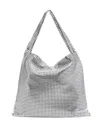 Rabanne Pixel Tote Bag In P Silver