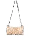 Rabanne Paco 1969 Disc-charm Chain Shoulder Bag In Neutral