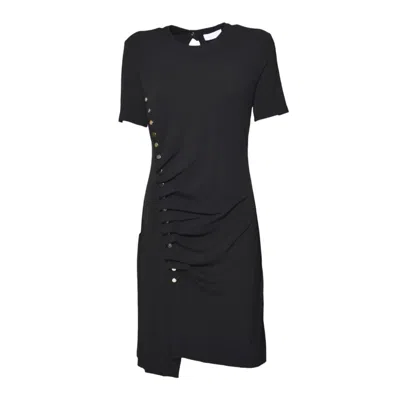 Rabanne Paco Black Viscose Short Dress