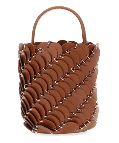 Rabanne Paco Handbag In Brown