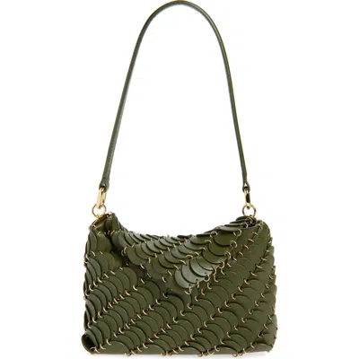 Rabanne Paco Leather Hobo Bag