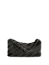 Rabanne Paco Leather Shoulder Bag In Black