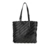 Rabanne 'paco' Leather Tote Bag In Black
