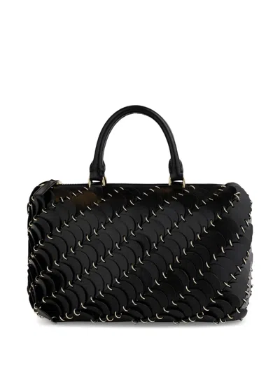 Rabanne 파코 레더 토트 백 In Black